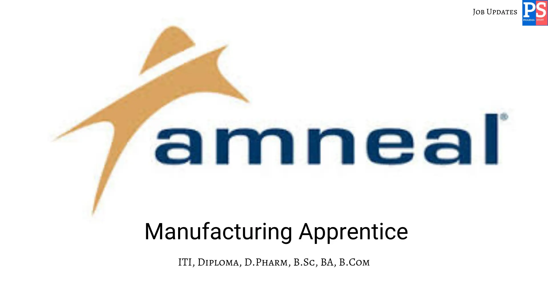 Amneal Walk In Manufacturing