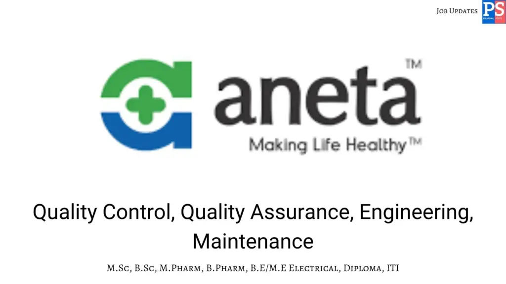 Aneta Walk-In QA QC & Engineering