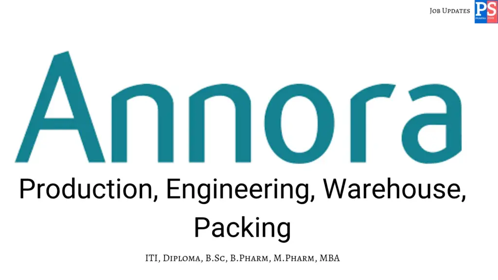 Annora walk-in Production, Engineering, Warehouse, Packing