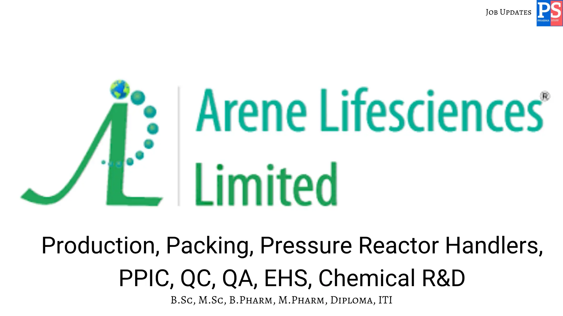 Arene Walk In Production QC QA Packing RD