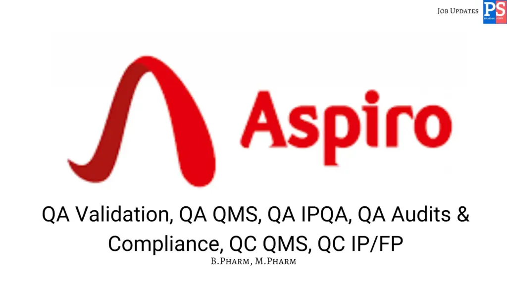 Aspiro Walk-In QA and QC
