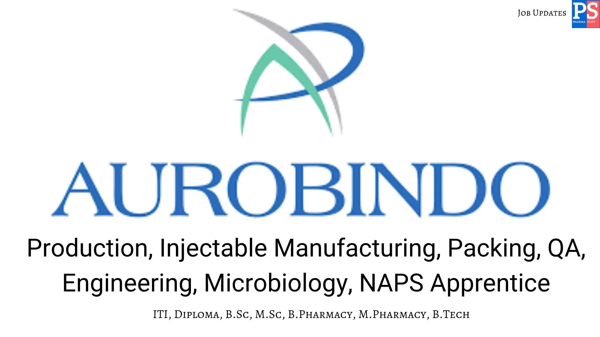Aurobindo Hiring Production QA