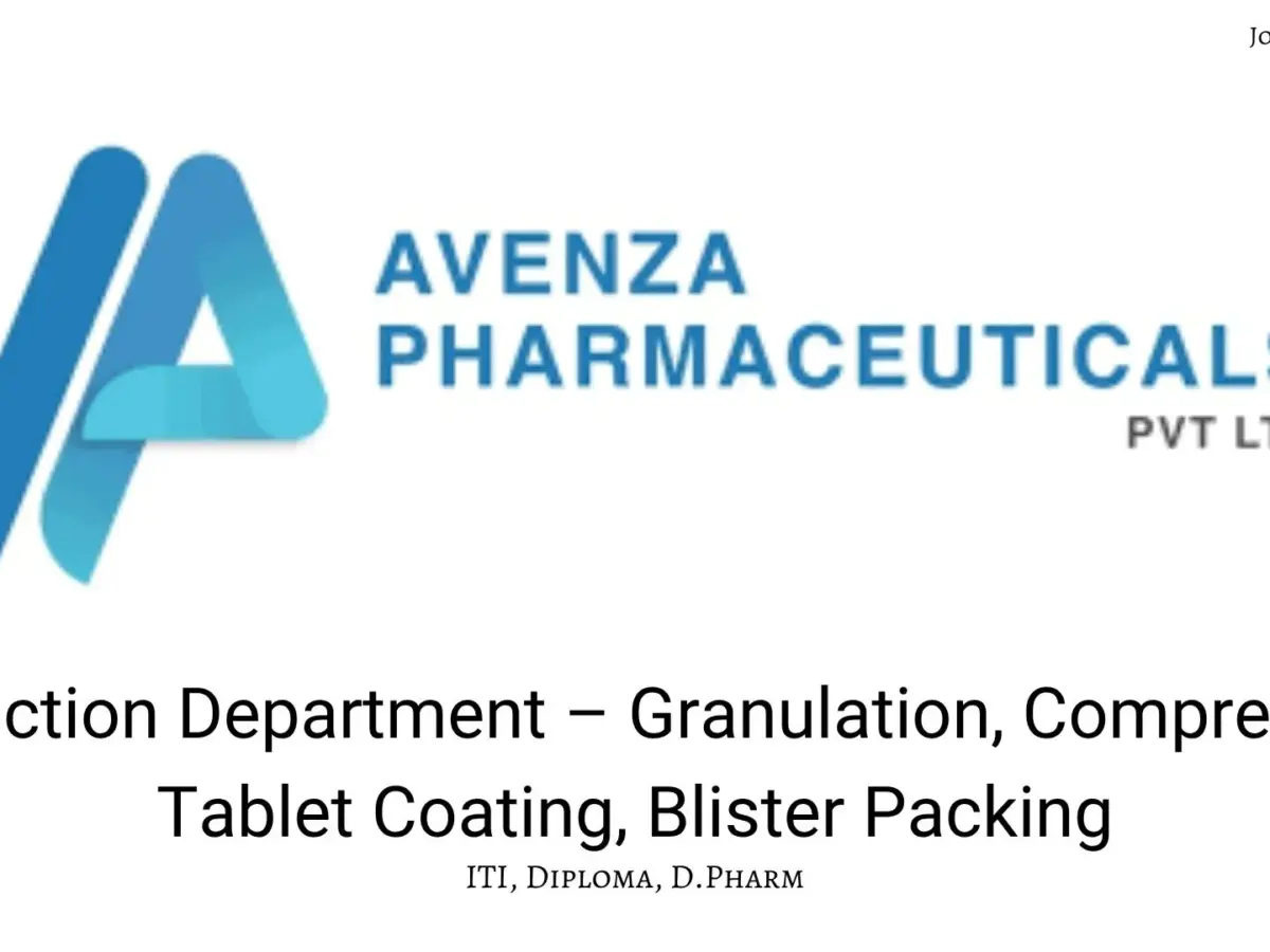 Avenza Pharmaceuticals Private Limited