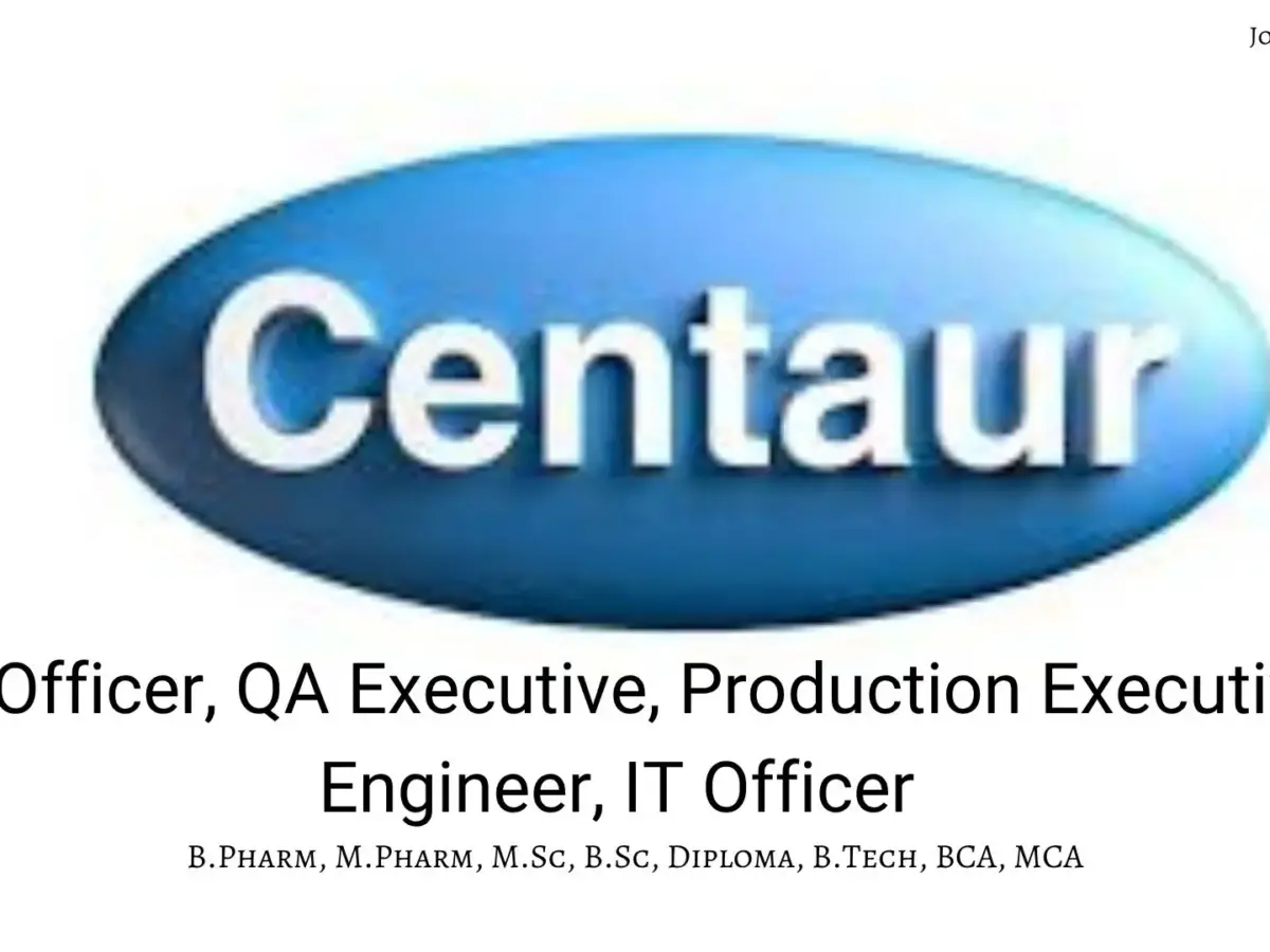 Centaur Pharmaceuticals Private Limited.