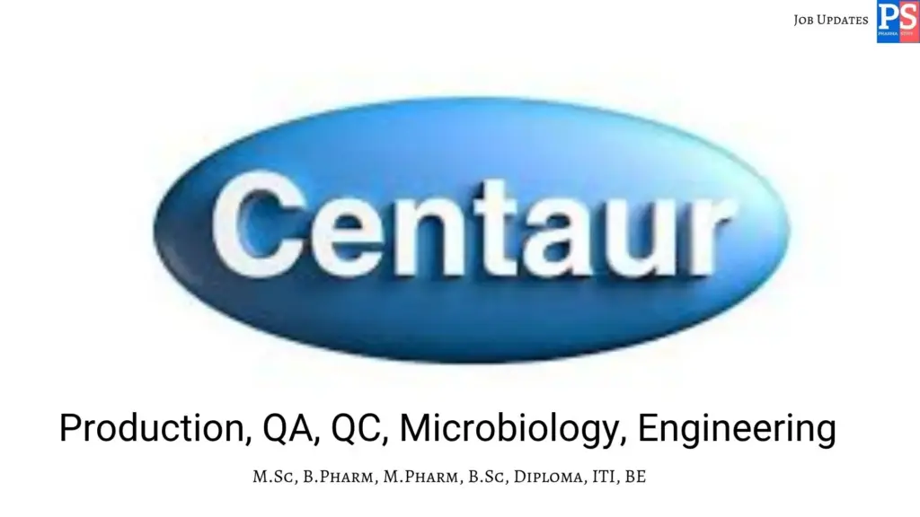 Centaur walk-in QA QC Production
