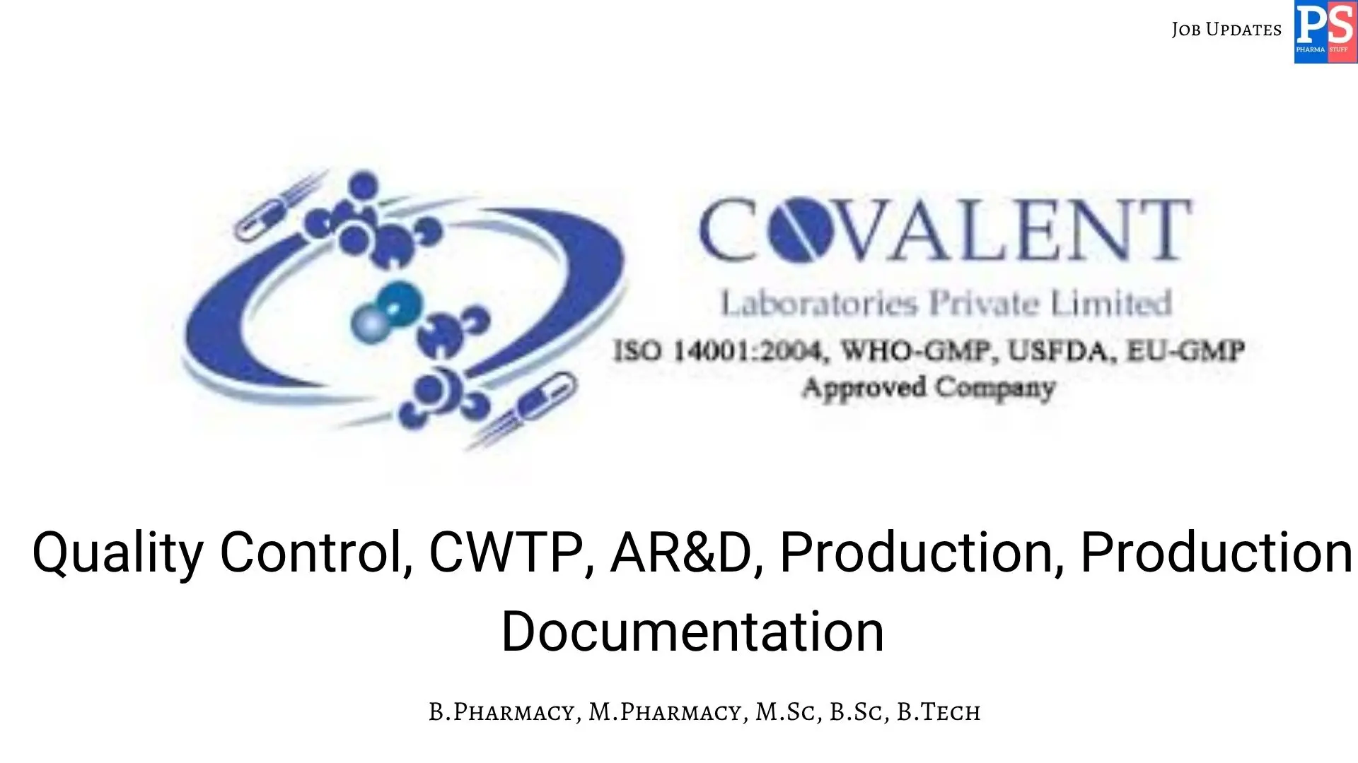 Covalent walk in QC ARD Production Documentation