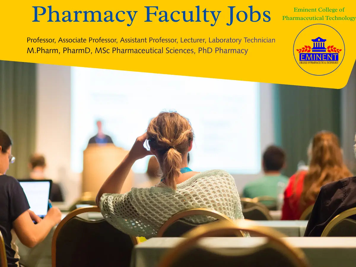 Eminent College Pharmacy Faculty Jobs