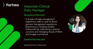 Fortrea Hiring Associate Clinical Data Manager - Apply Now