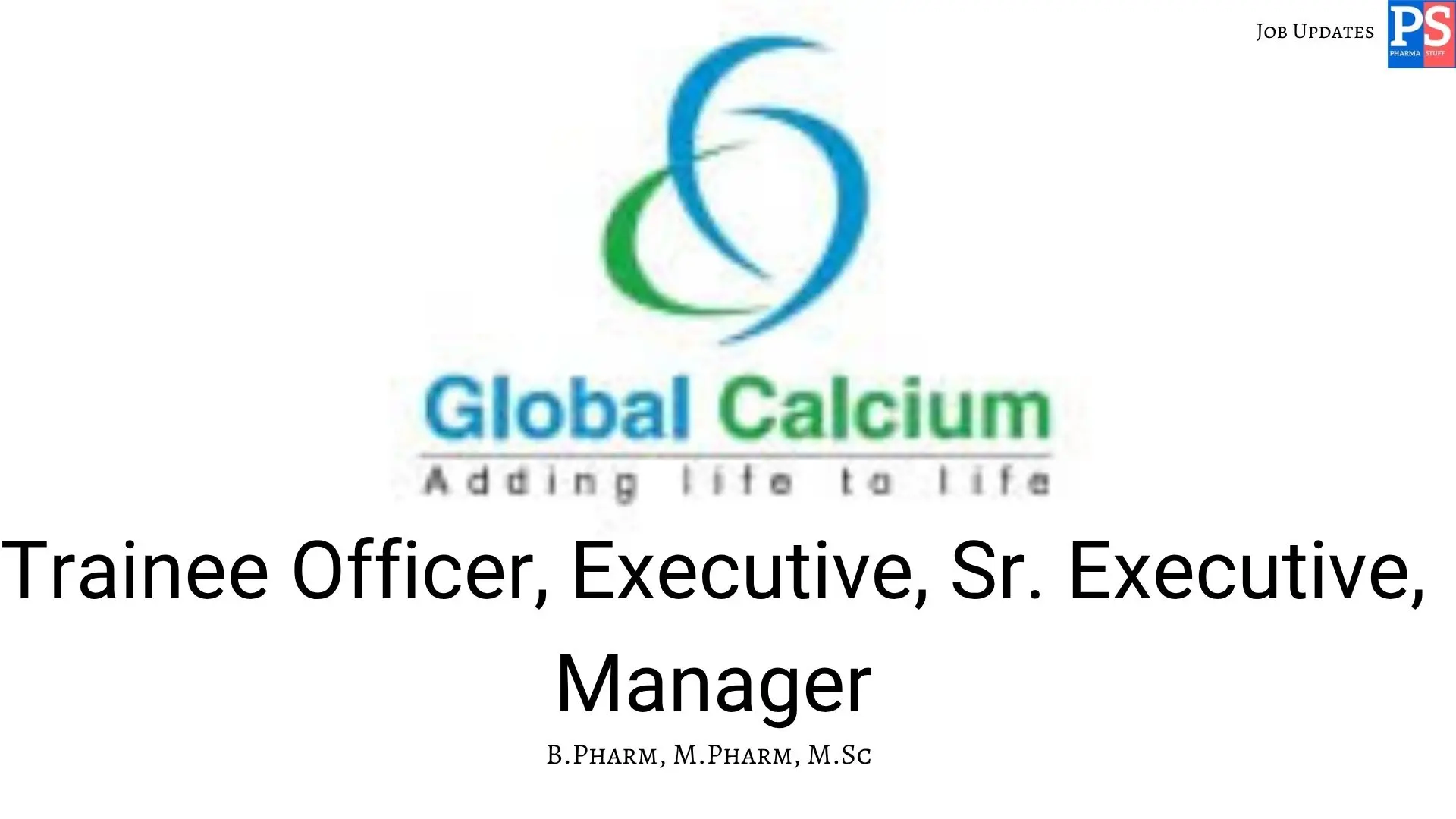 Global Calcium Hiring Quality Assurance