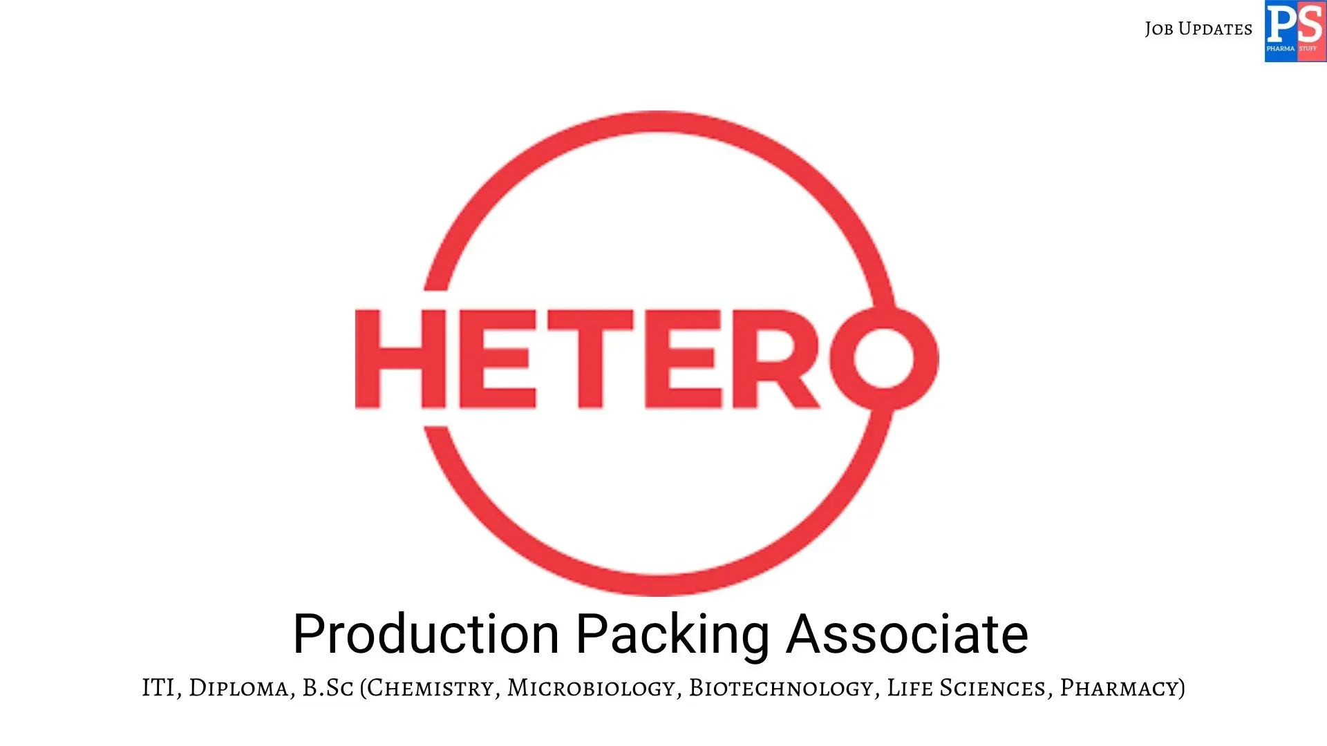 Hetero Hiring Production Packing