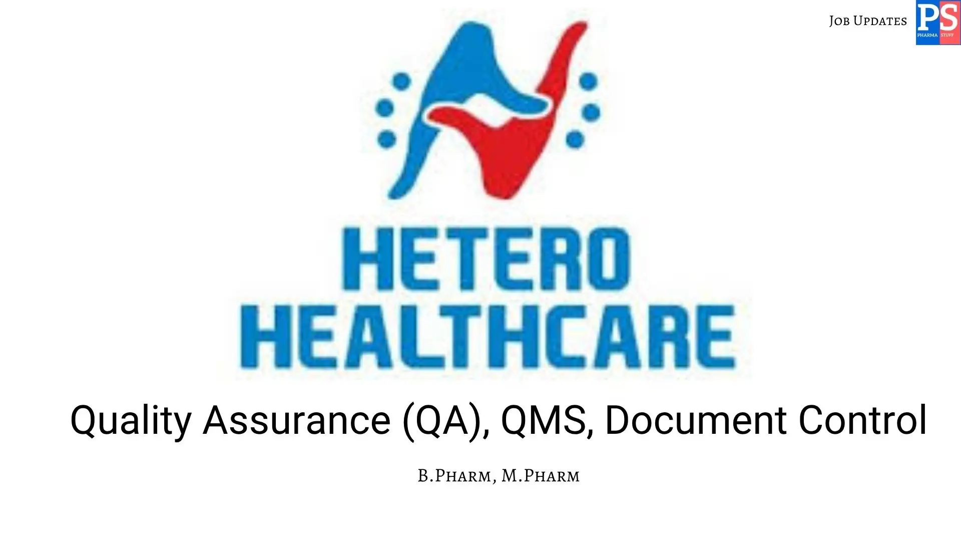 Hetero Hiring QA QMS Document Control