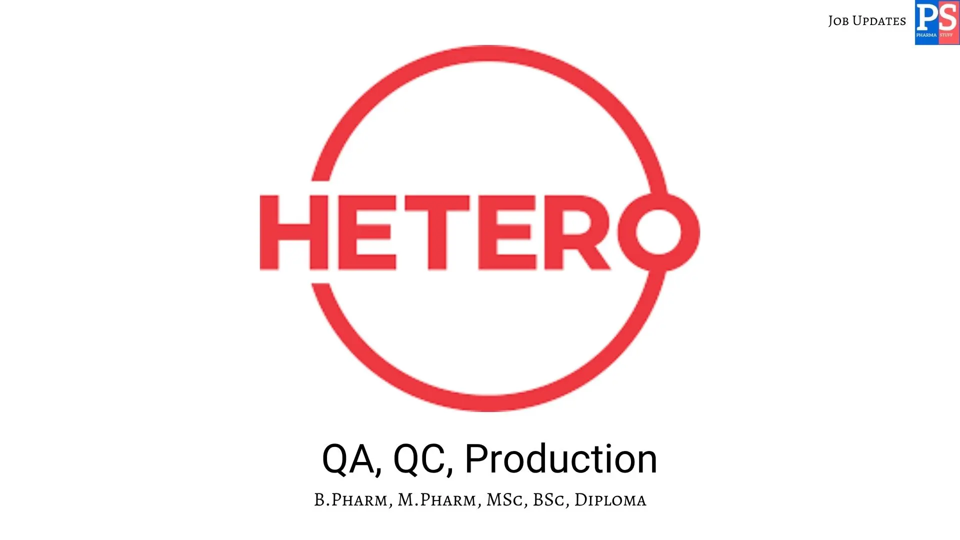Hetero Walk In QA QC Production