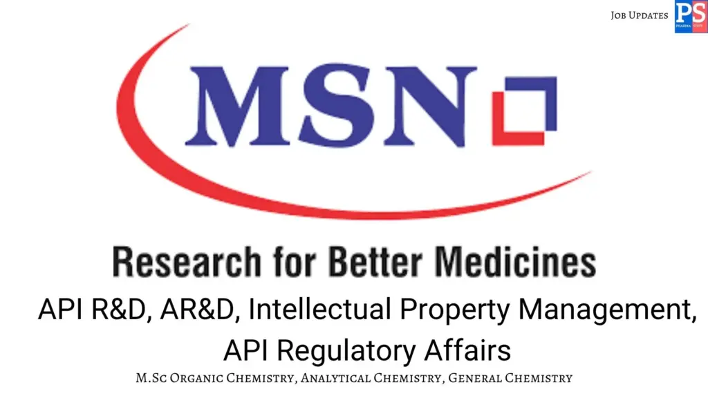 MSN walk-in API R&D, AR&D and RA
