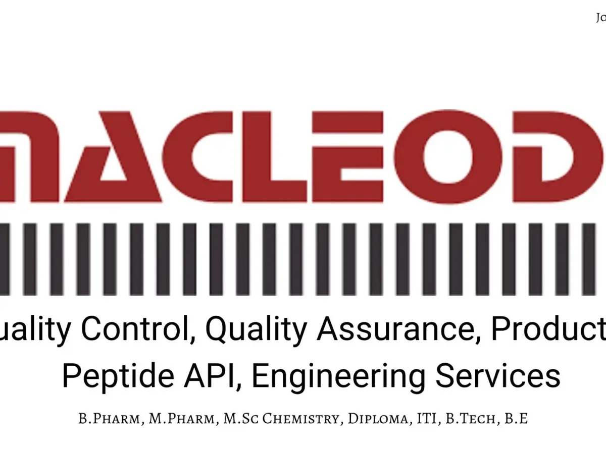 Macleods pharmaceuticals limited