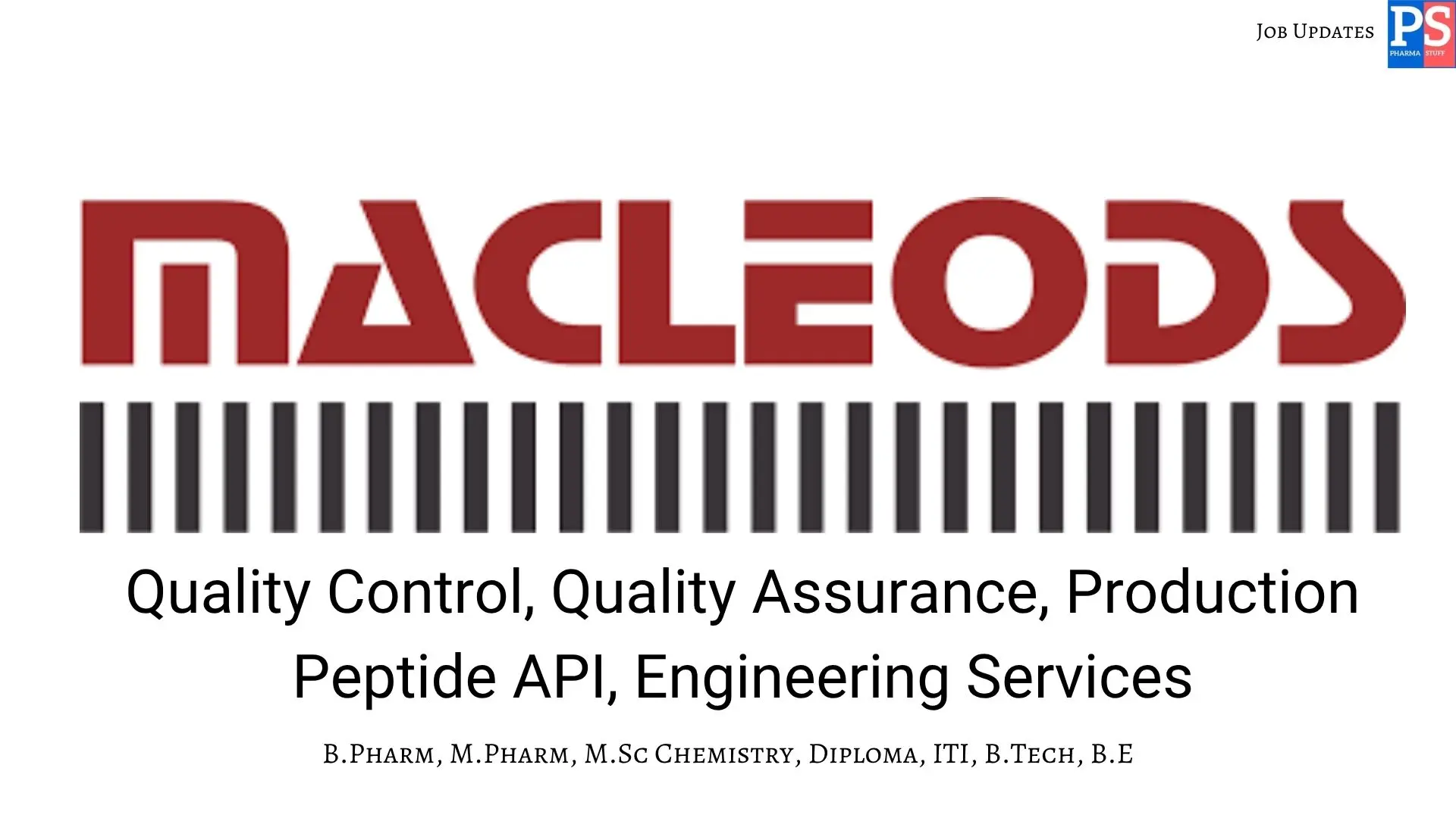 Macleods Walk In QA QC Production 1 1