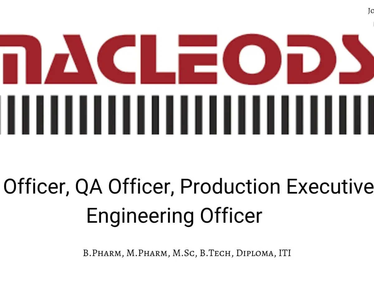 Macleods pharmaceuticals limited