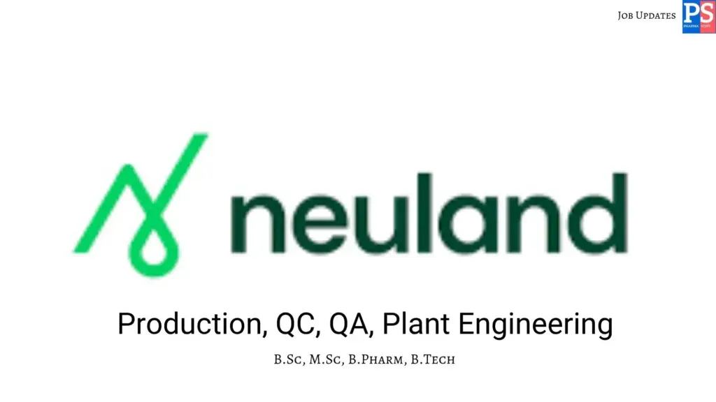 Neuland Walk-In Production, QC, QA & Engineering