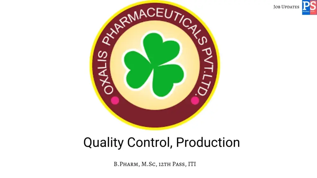 Oxalis Hiring Quality Control, Production