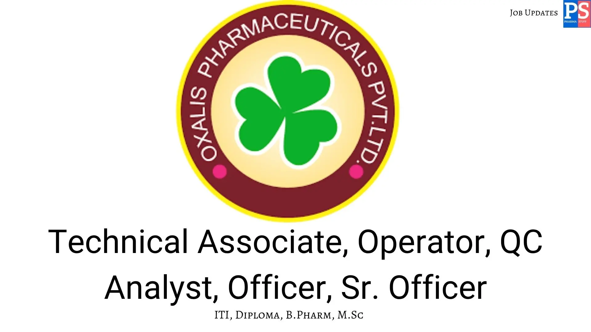 Oxalis walk in ProductionQC