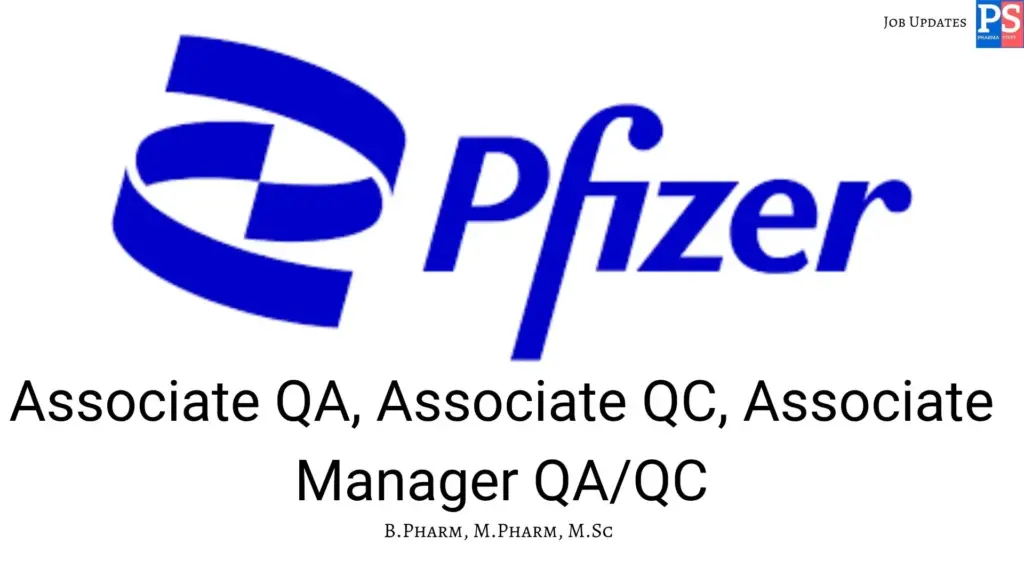Pfizer Hiring QA,QC