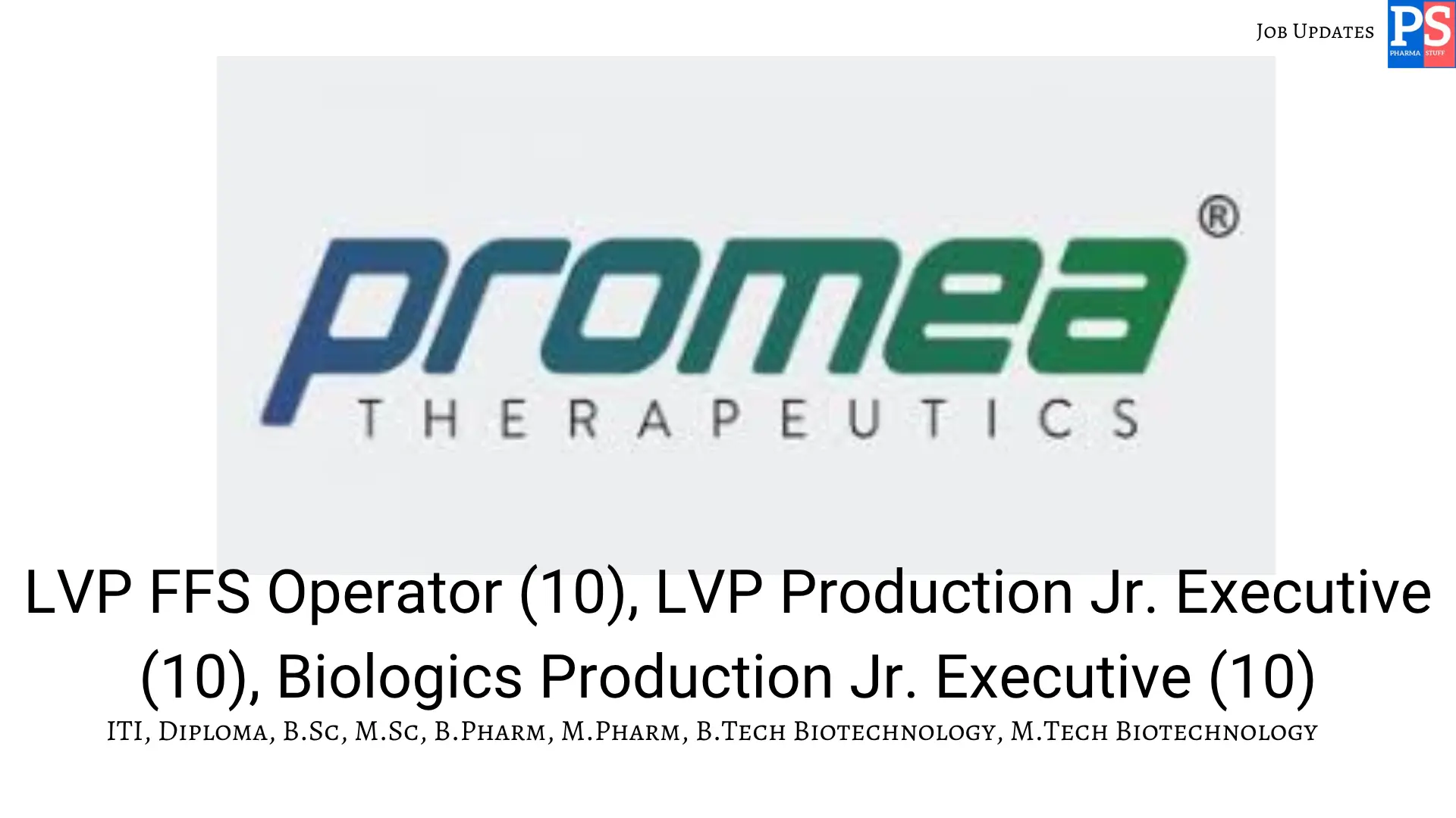 Promea walk in Production Biologics