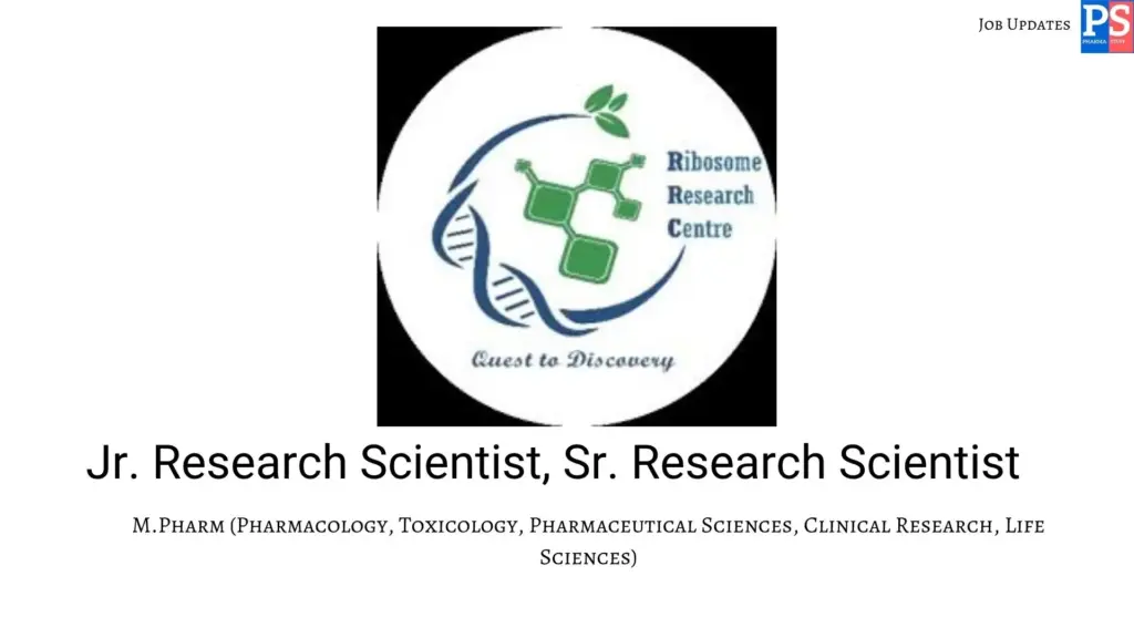 Ribosome Hiring Jr. Research Scientist, Sr. Research Scientist