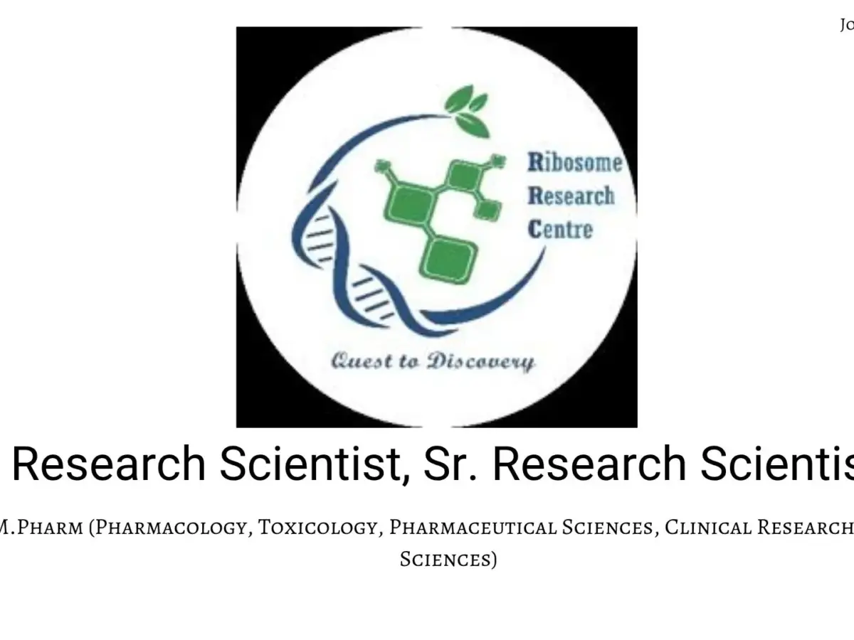Ribosome Research Centre Private Limited.