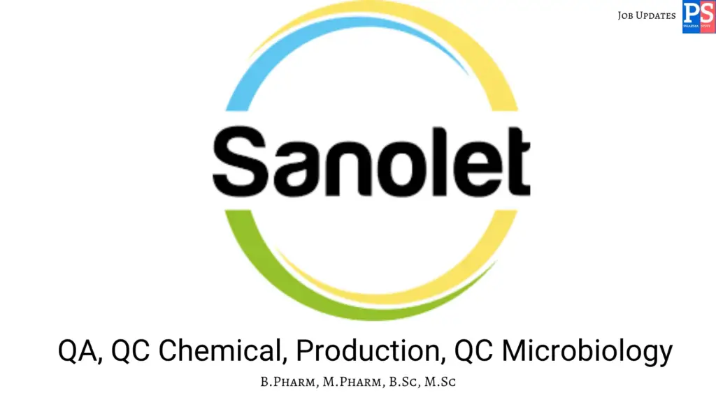 Sanolet Hiring QA QC