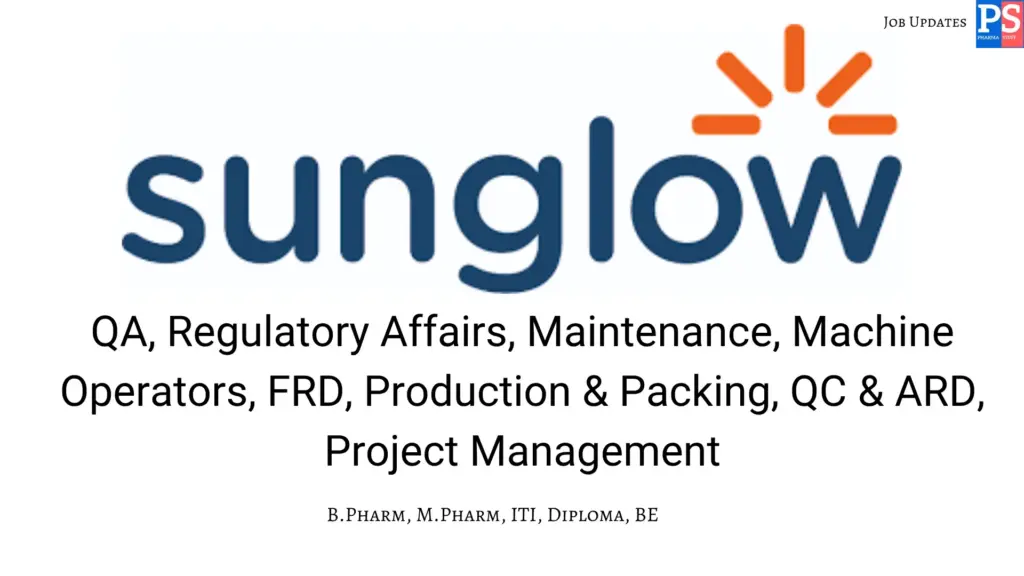 SunGlow Walk-In QA, Production, QC & Regulatory Affairs (1)