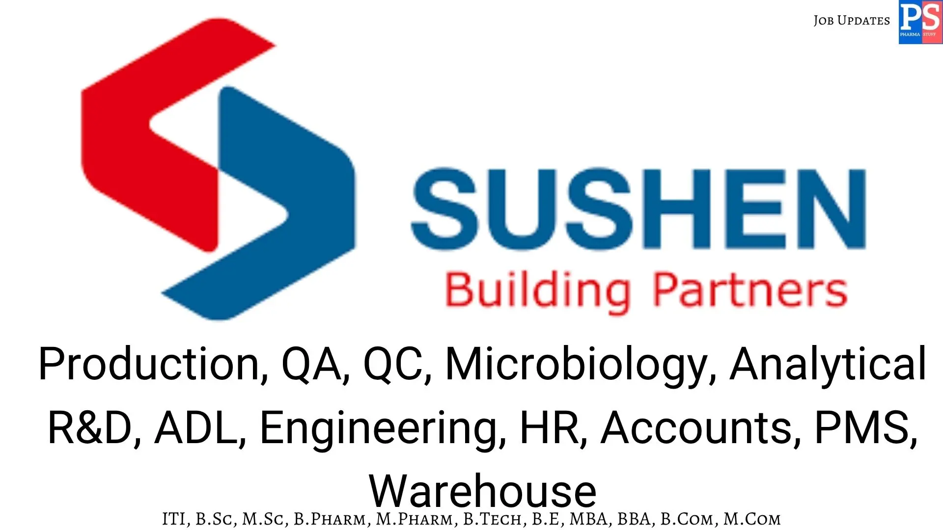 Sushen walk in QA QC Production ADL Microbiology Engineering