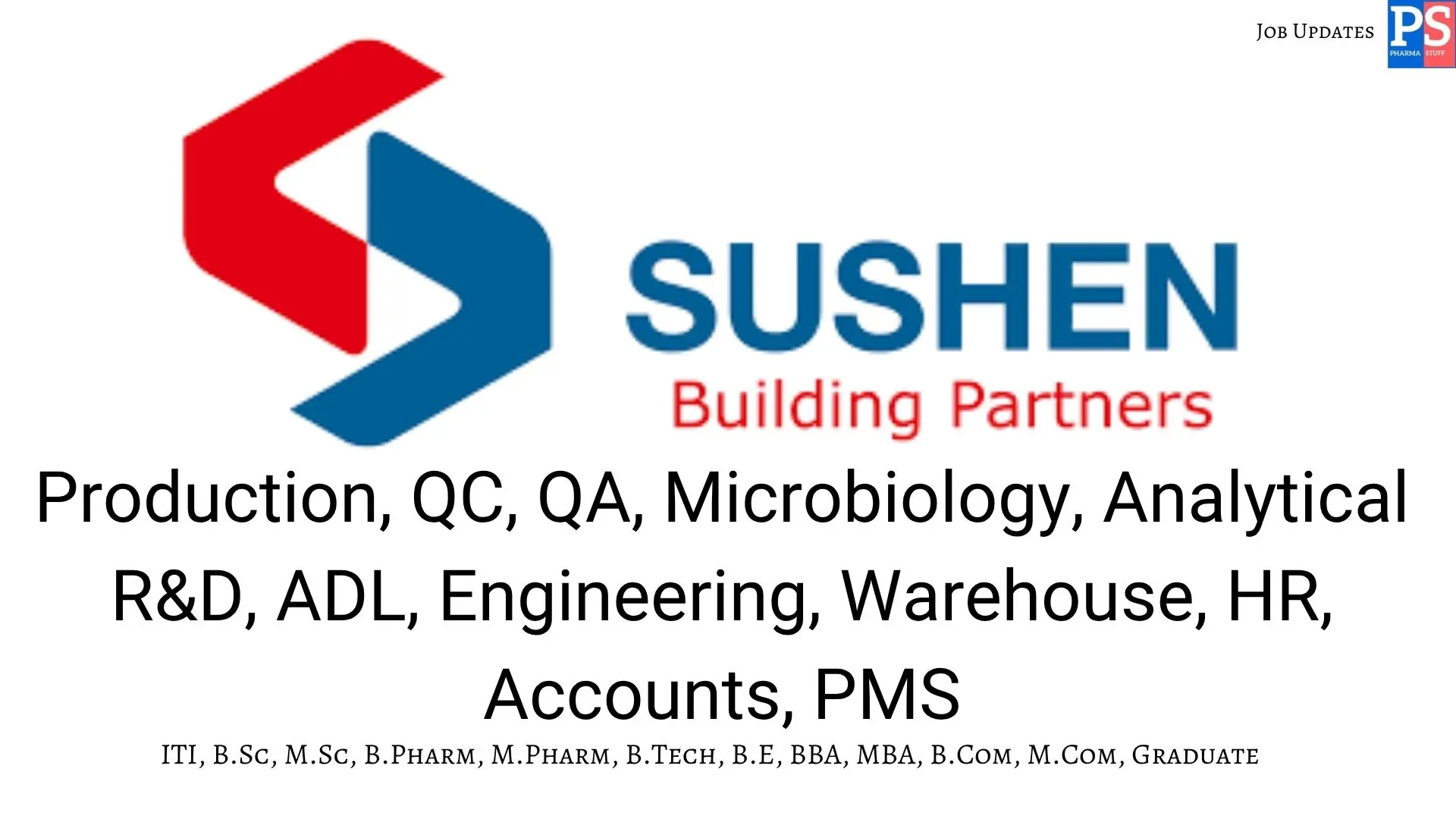 Sushen walk in QA QC Production Microbiology Engineering and Warehouse