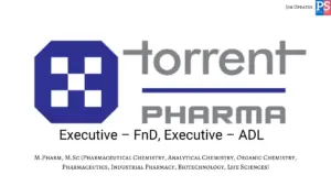 Torrent Hiring Executive – FnD, Executive – ADL