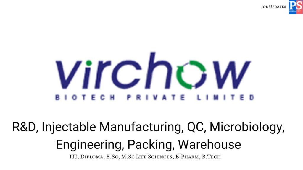 Virchow Hiring Trainee Executive & Operator