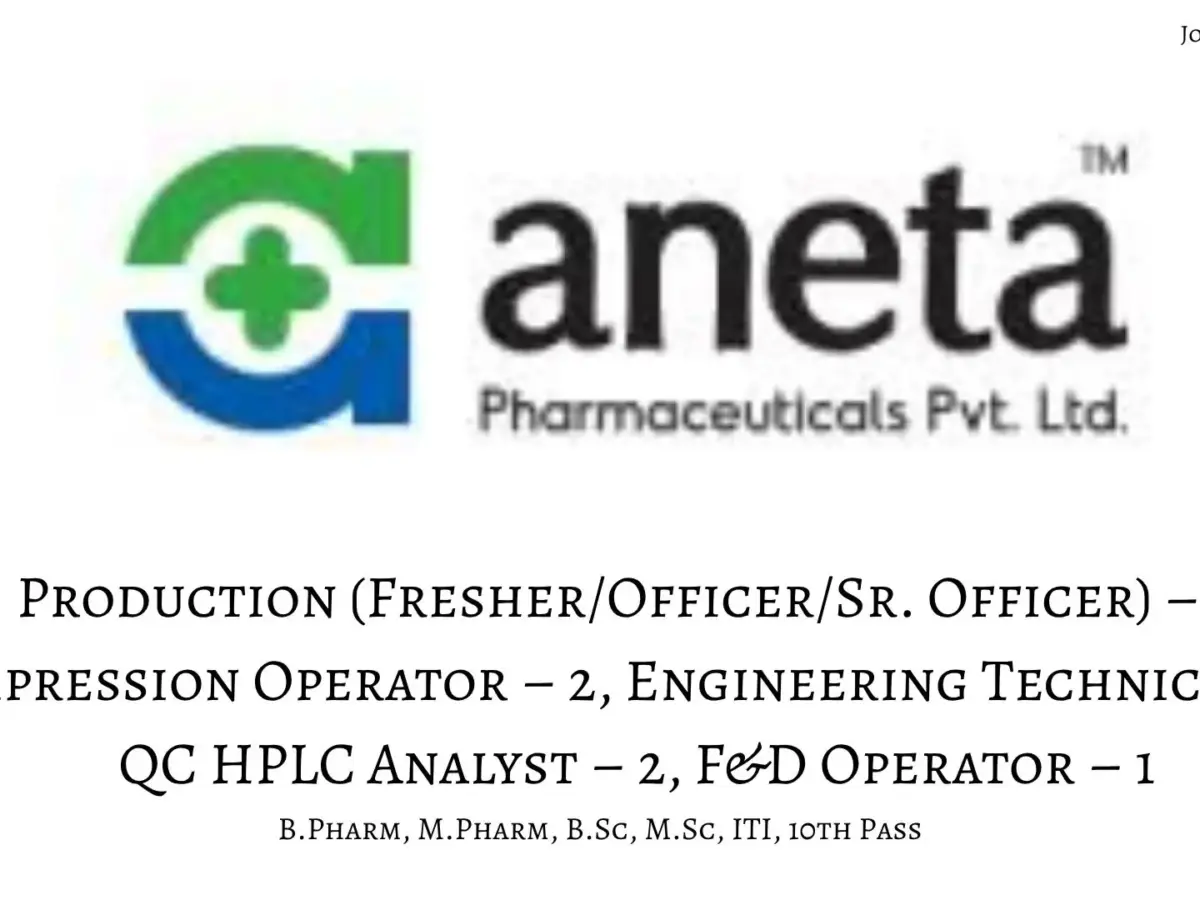 Aneta Pharmaceuticals Pvt. Ltd 