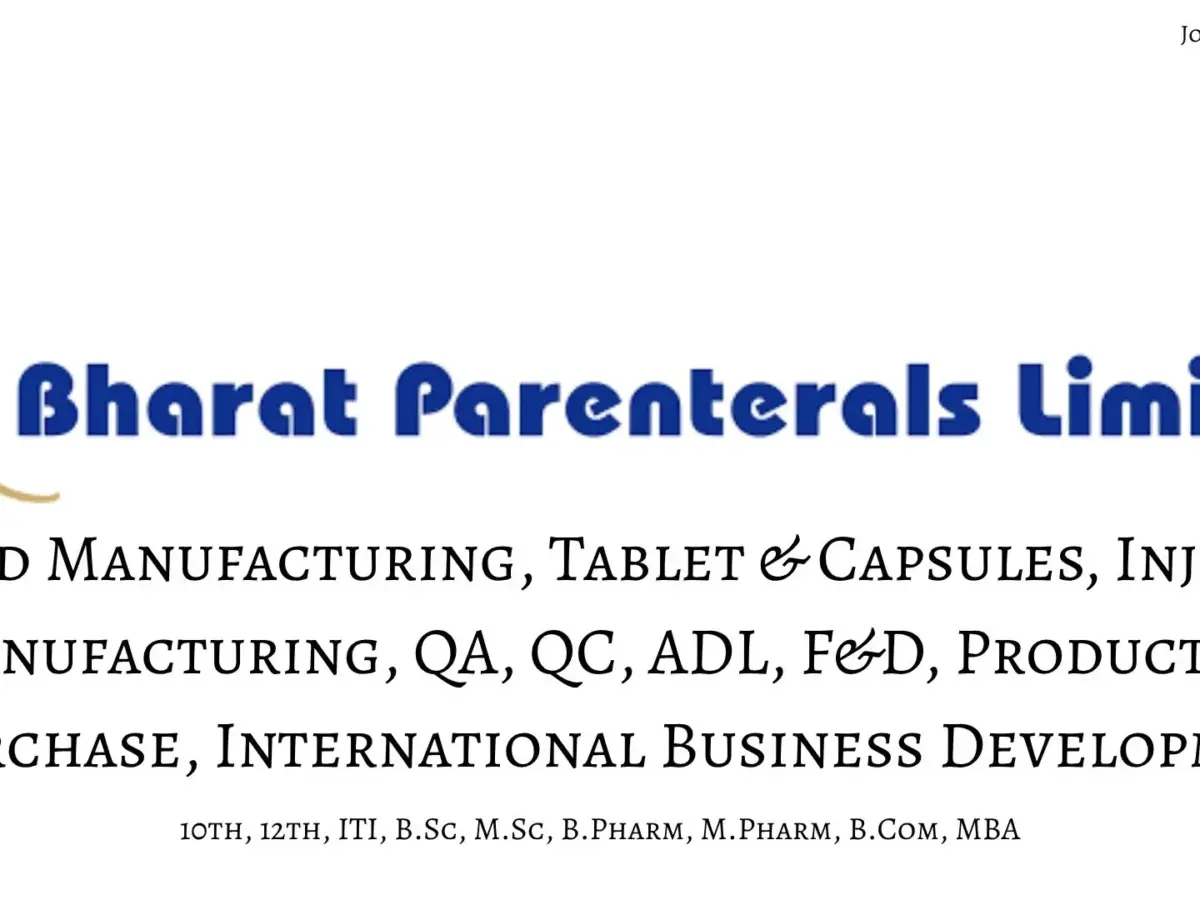 Bharat Parenterals Ltd