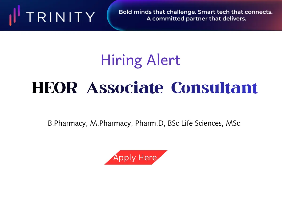 Exciting Trinity Hiring HEOR Associate Consultant 2 Exciting Trinity Hiring HEOR Associate Consultant