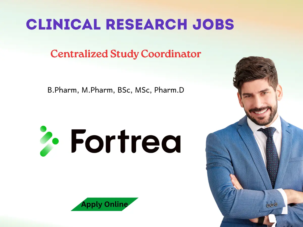 Fortrea Hiring Sr. Study Coordinator 3 Fortrea Hiring Sr. Study Coordinator in Bengaluru