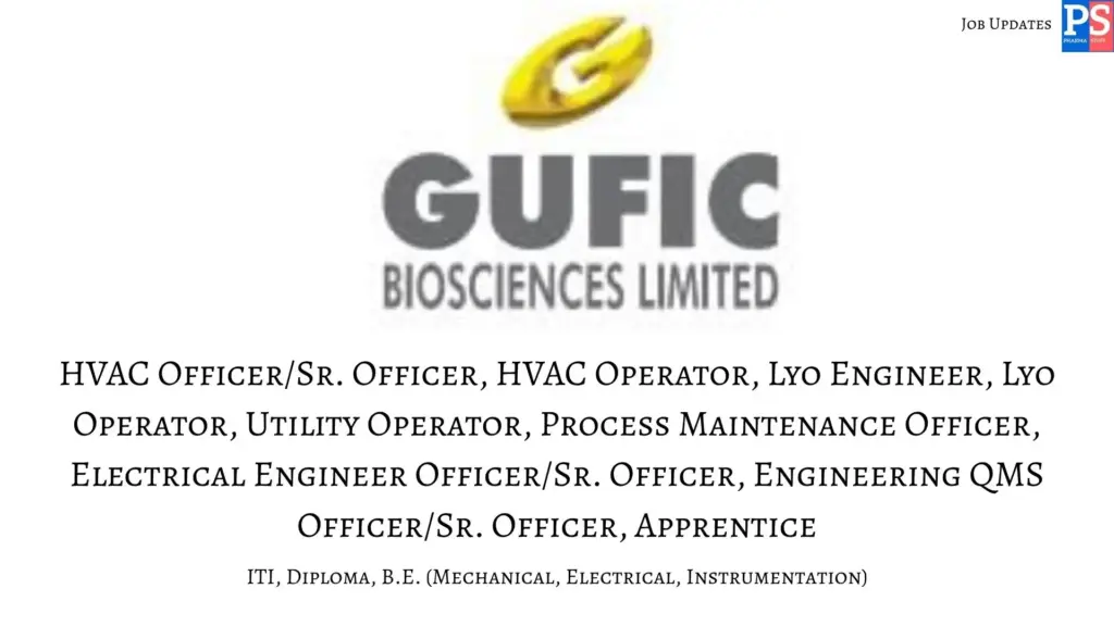 Gufic Walk-In HVAC, Utility, Engineering and Apprentice