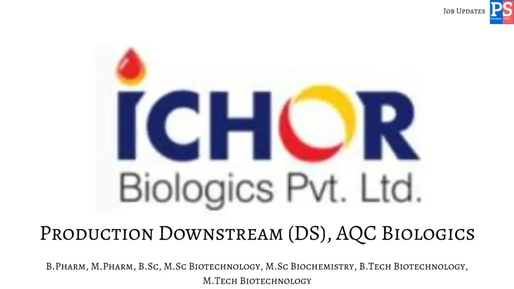 ICHOR walk-in AQC & DS