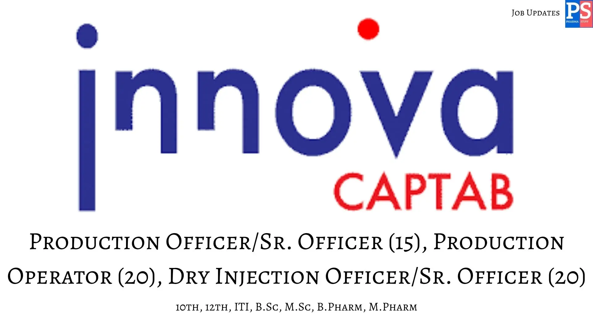 Innova Hiring Production Officers