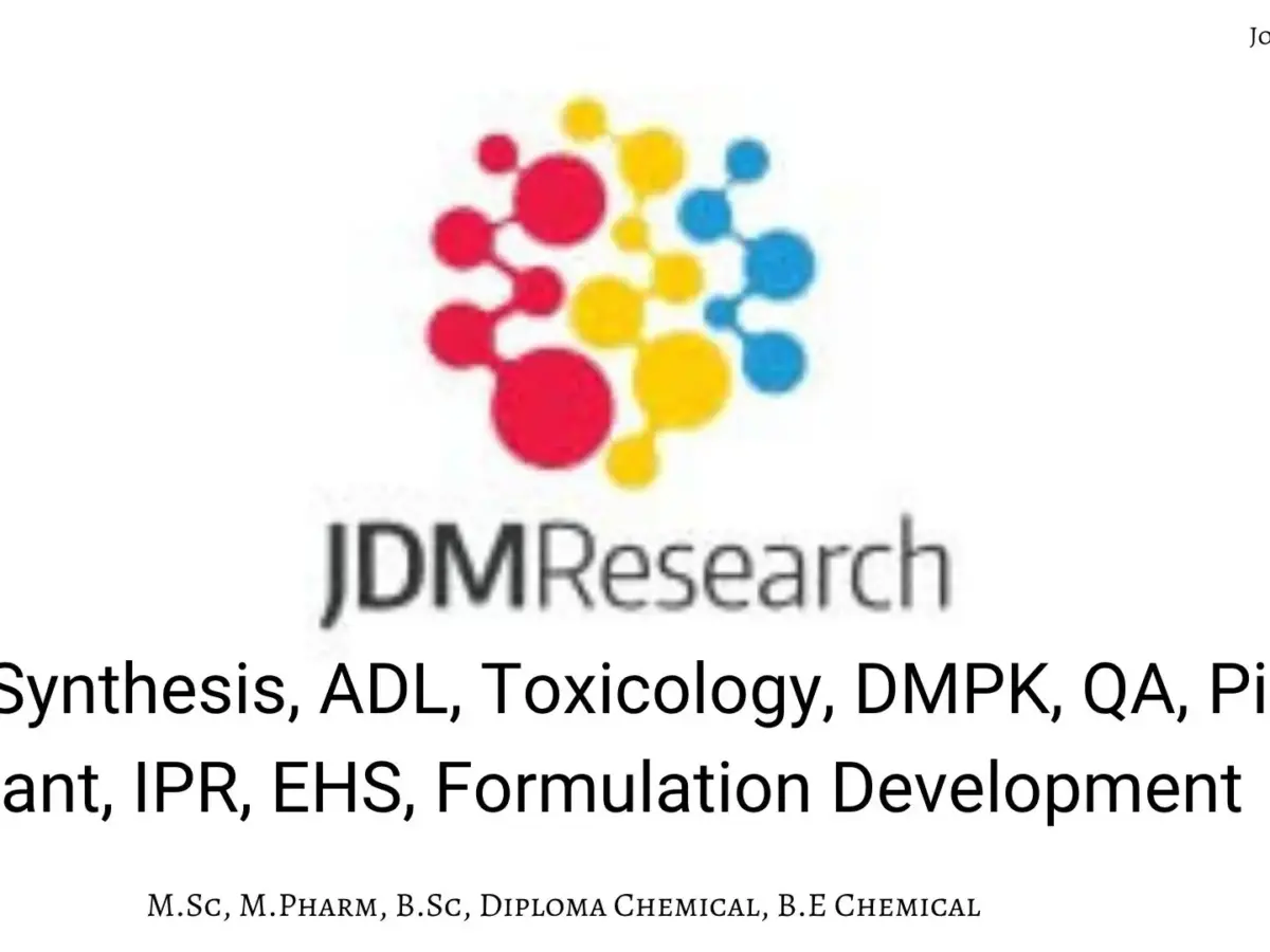 JDM Scientific Research Organisation Private Limited.
