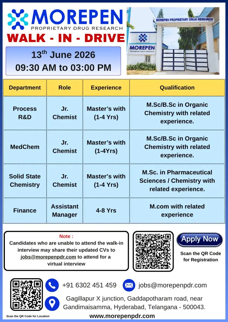 Morepen Walk-In Jr Chemist & Finance 3 Morepen Walk-In Jr Chemist & Finance