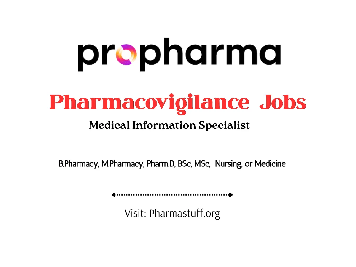 Pharma Jobs, Biotech Jobs, Clinical Research, Pharmacovigilance Jobs 4 ProPharma Hiring Medical Information Specialist