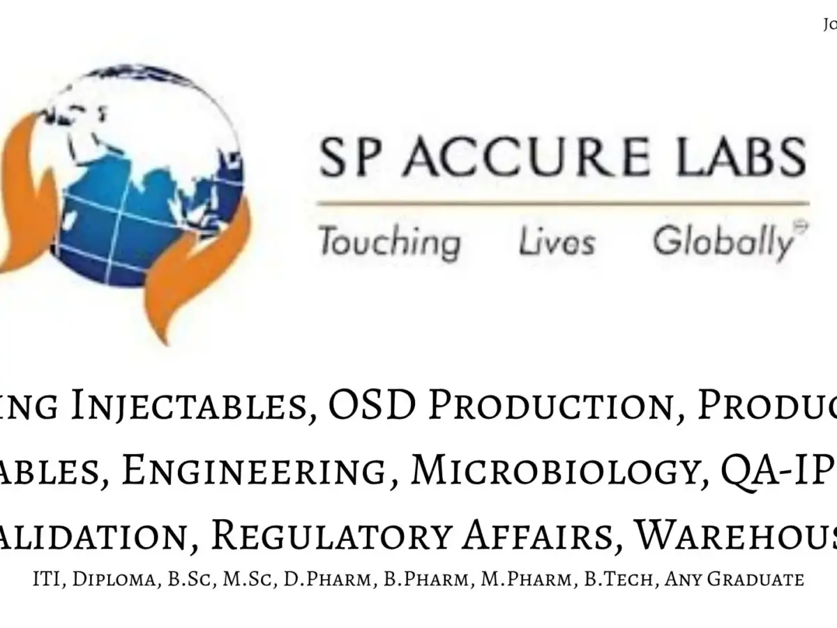 SP ACCURE LABS PRIVATE LIMITED.