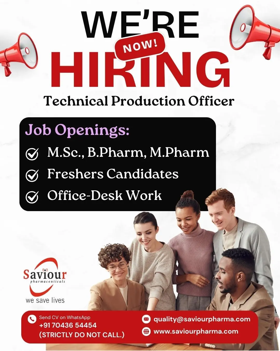 Saviour Hiring Technical Production Officer 3 Saviour Hiring Technical Production Officer