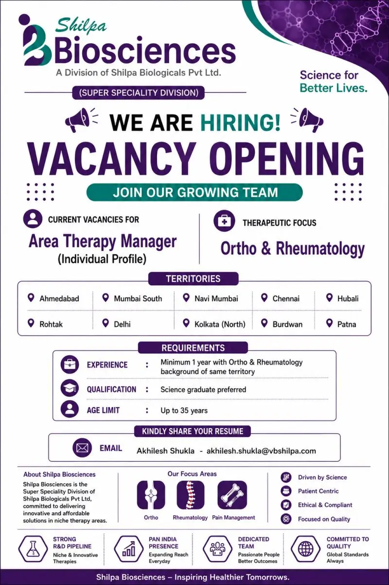 Shilpa Hiring Area Therapy Managers. 3 Shilpa Hiring Area Therapy Managers.