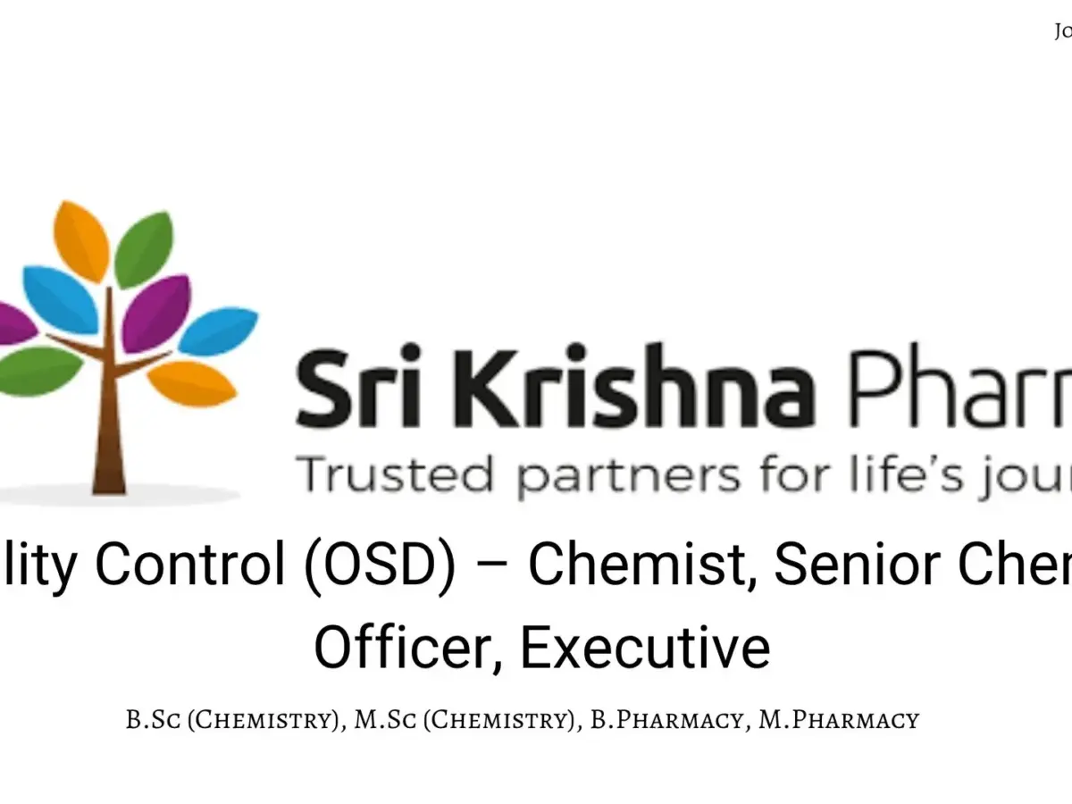 Sri Krishna Pharmaceuticals ltd