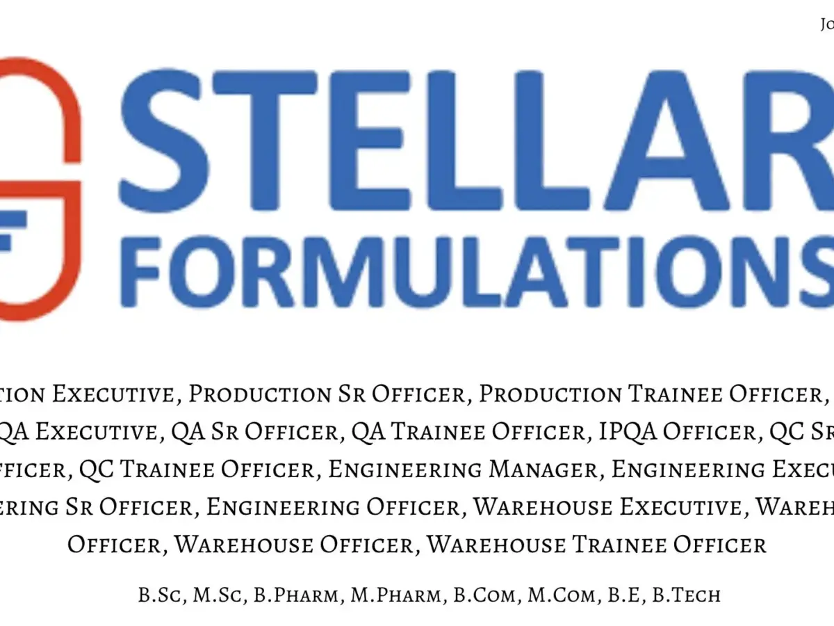 Stellar Formulations Pvt Ltd