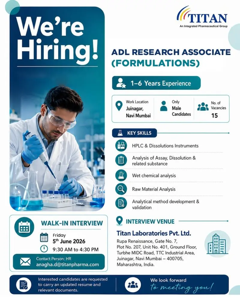 Titan Walk-In ADL Research Associates 3 Titan Walk-In ADL Research Associates