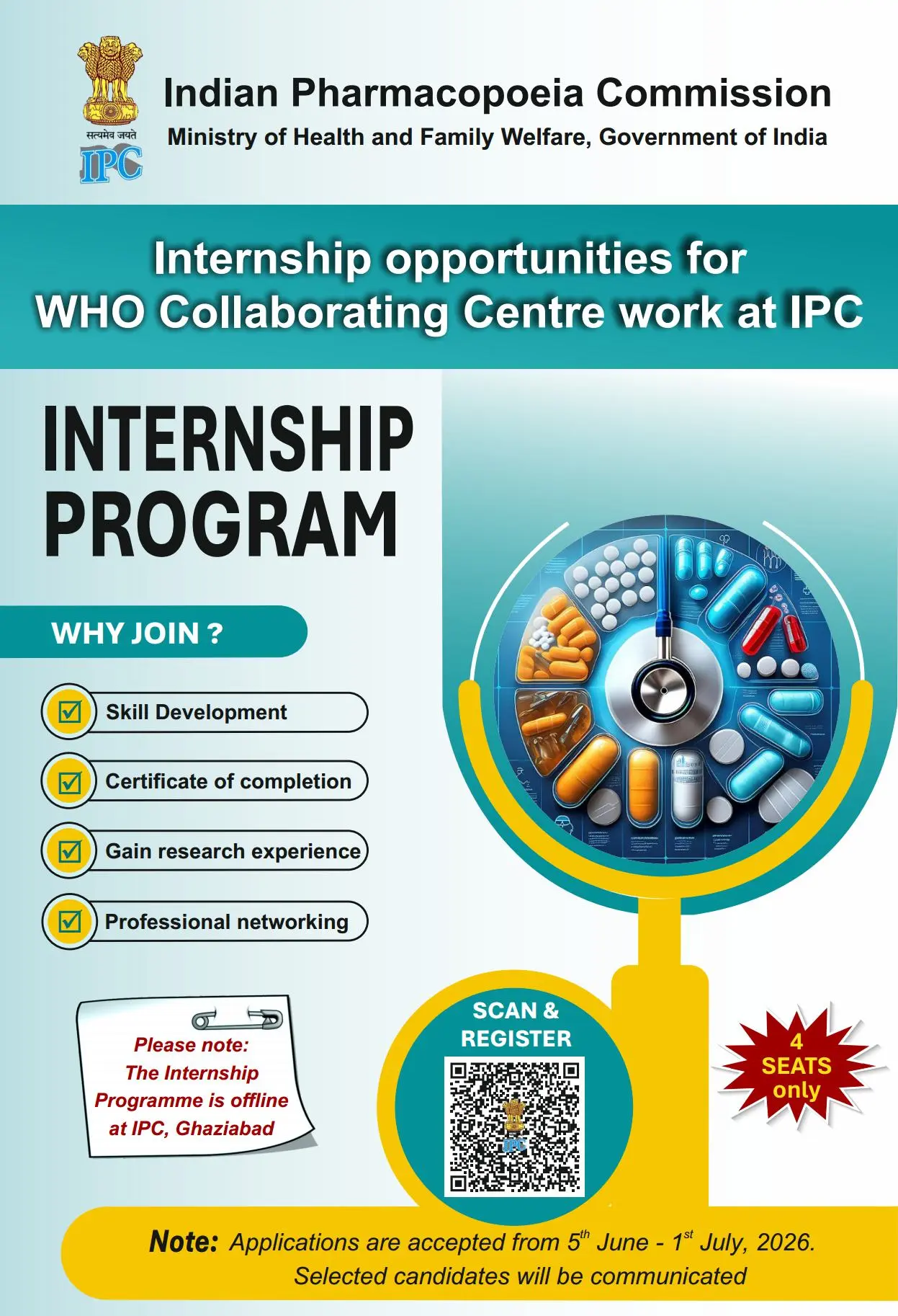 Exclusive IPC WHO Collaborating Centre Internship 3 WHO CC Internship Brochurejpg Page1